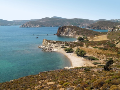 The-Twin-Beaches-of-Patmos-Island-Greece